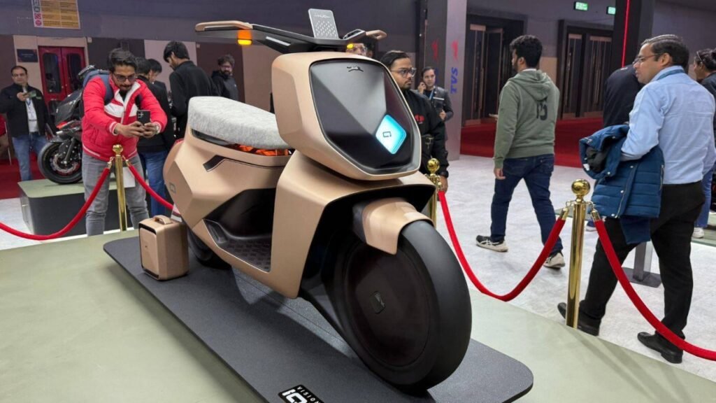 TVS CNG Scooter Launched